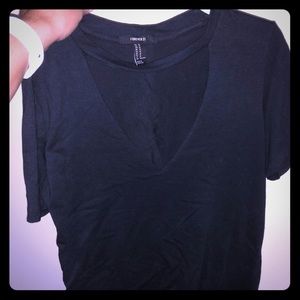 Basic black tee
